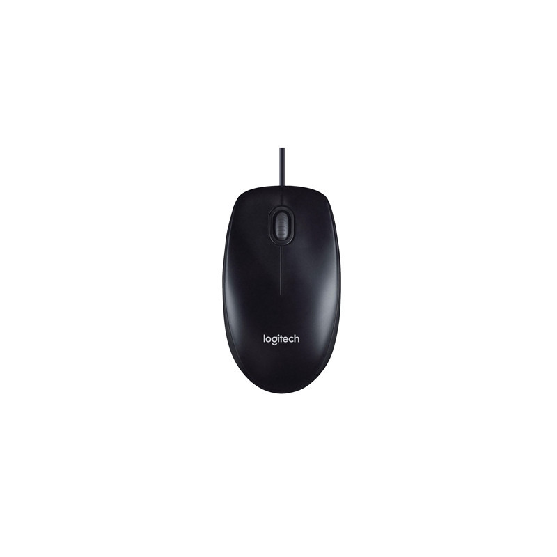 Logitech M90 Wired USB Mouse  3-Buttons  1000dpi and Optical Tracking  Ambidextrous Design for PC  Mac and Laptop  Black