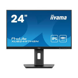 iiyama Prolite XUB2497HSN-B2 24 inch IPS Monitor  USB-C Dock  RJ45(LAN)  Full HD  1ms  HDMI  DisplayPort  USB-Hub  USB-C  100Hz 