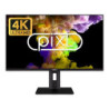piXL CM28F10 28 Inch 60Hz 4K Widescreen Monitor with 3840 x 2160 Resolution  5ms Response Time  60Hz Refresh Rate  HDMI  Display