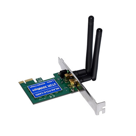 300mbps N300 PCI Express Wireless Adapter with Additional Low Profile Bracket (Bulk Packaged/Poly Bag)
