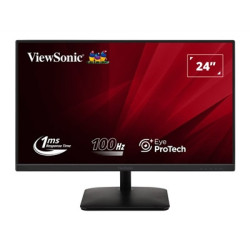 Viewsonic VA2408-MHDB 24 Inch IPS Monitor  Full HD  100Hz  1ms  USB Hub  VGA  HDMI  Displayport  VESA  Speakers