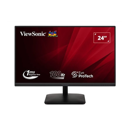 Viewsonic VA2408-MHDB 24 Inch IPS Monitor  Full HD  100Hz  1ms  USB Hub  VGA  HDMI  Displayport  VESA  Speakers