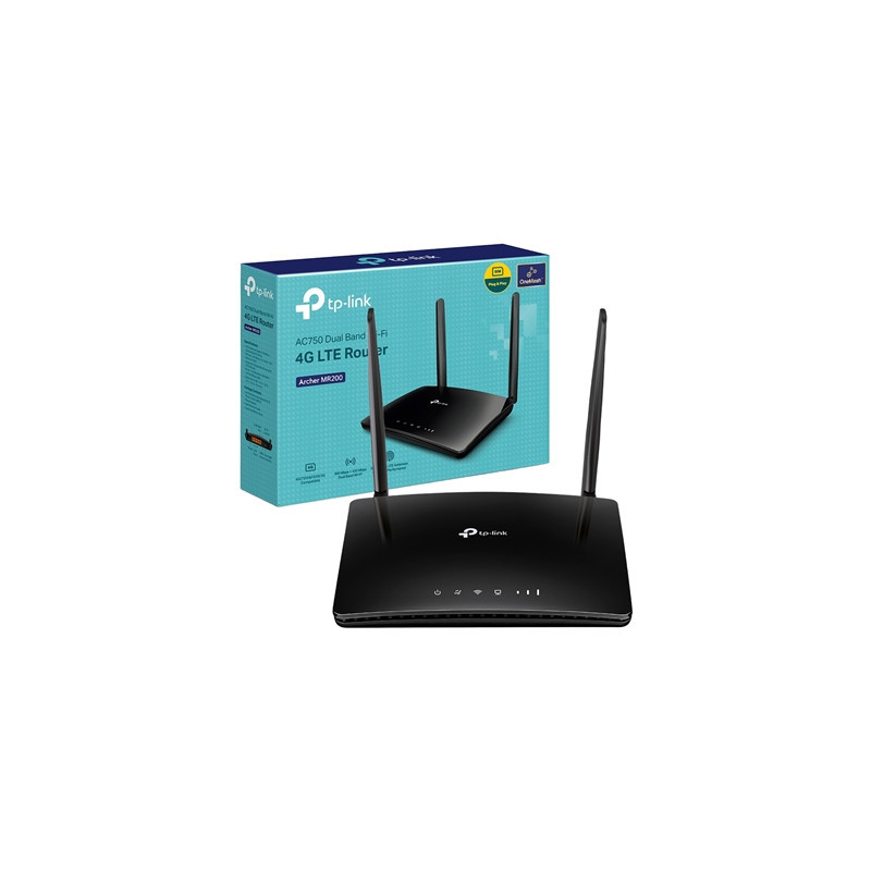 TP-Link Archer MR200 AC750 Wireless Dual Band 4G LTE Router