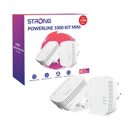 Strong POWERL1000DUOMINIUK AV1000 Mini Powerline Kit (2 Pack)