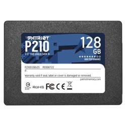 Patriot P210 (P210S128G25) 128GB 2.5 Inch SSD  Sata 3 Interface  Read 450MB/s  Write 540MB/s  3 Year Warranty