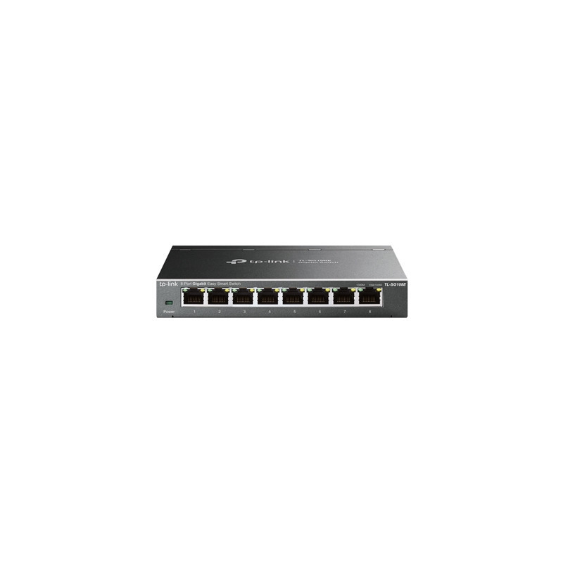 TP-Link TL-SG108E 8-Port Metal Gigabit Easy Smart Switch