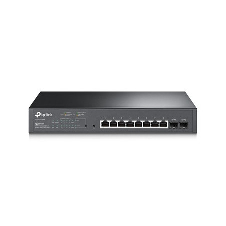TP-Link JetStream TL-SG2210MP 10-Port Metal Gigabit Smart PoE Switch with 8-Port PoE+ (150W)