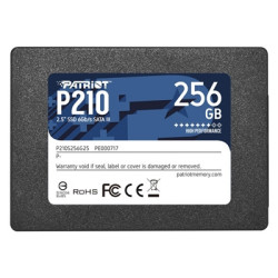 Patriot P210 (P210S256G25) 256GB 2.5 Inch SSD  Sata 3 Interface  Read 500MB/s  Write 400MB/s  3 Year Warranty
