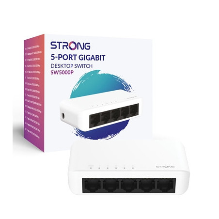 Strong SW5000PUK 5 Port Gigabit Switch (Plastic)