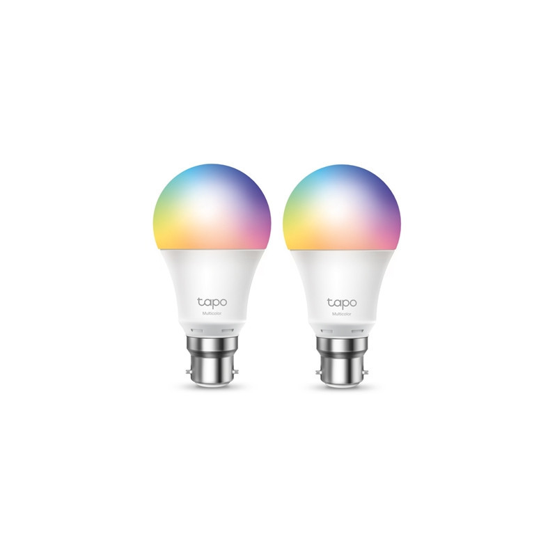 TP-Link Tapo L530B(2-Pack) Smart Wi-Fi Light Bulb  Multicolor  B22  2-Pack