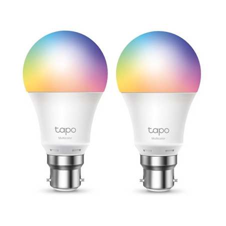 TP-Link Tapo L530B(2-Pack) Smart Wi-Fi Light Bulb  Multicolor  B22  2-Pack