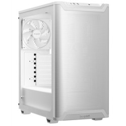 be quiet! Pure Base 501 Airflow Window White ATX Mid Tower Case with USB-A  USB-C  2 x Pure Wings 2 140mm Black PWM Fans  Sleek 
