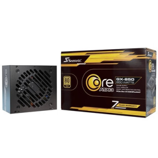Seasonic CORE GX V4 850W 80 PLUS Gold ATX 3.1 Modular PSU with 120mm FDB Fan  Braided Cables & 7 Year Warranty  Black