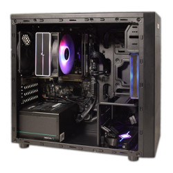 RGB Micro Tower - AMD Ryzen 3 4300G Quad Core 8 Thread 3.80GHz (4.00GHz Boost)  16GB DDR4 RAM  1TB NVMe M.2  WiFi 6 + BT  120mm 