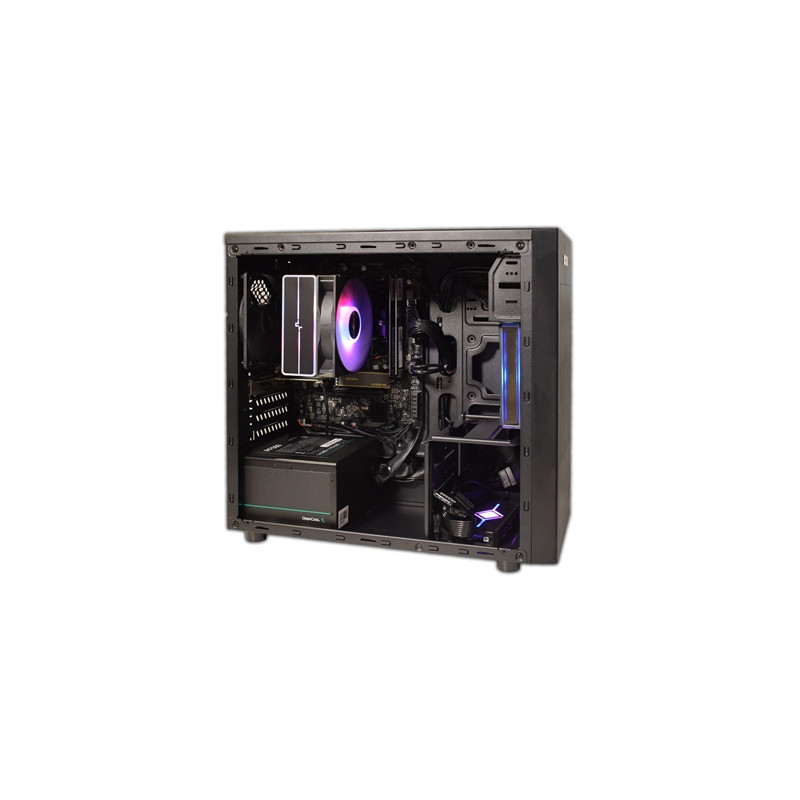 RGB Micro Tower - AMD Ryzen 3 4300G Quad Core 8 Thread 3.80GHz (4.00GHz Boost)  16GB DDR4 RAM  1TB NVMe M.2  WiFi 6 + BT  120mm 