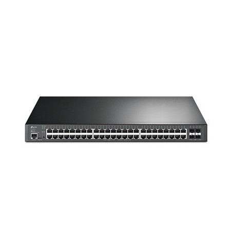 TP-Link TL-SG3452XP 48-Port L2+ Managed GbE PoE+ Access Switch w/ 4 x 10G SFP+ Ports & 3-Year Omada Hosted Cloud Controller