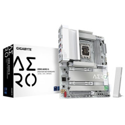 Gigabyte Z890 AERO G Intel 1851 Socket Motherboard  ATX  4x DDR5 Slots  5x M.2 Sockets  Fitted I/O Shield  2x 2.5GbE LAN  Wi-Fi 