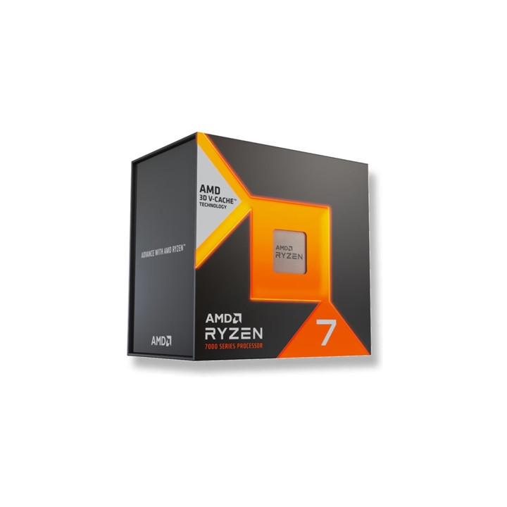 AMD Ryzen 7 7700X3D 8 Core AM5 Processor  16 Threads  4GHz up to 4.5GHz Boost  96MB Cache  120W  with AMD Radeon Graphics