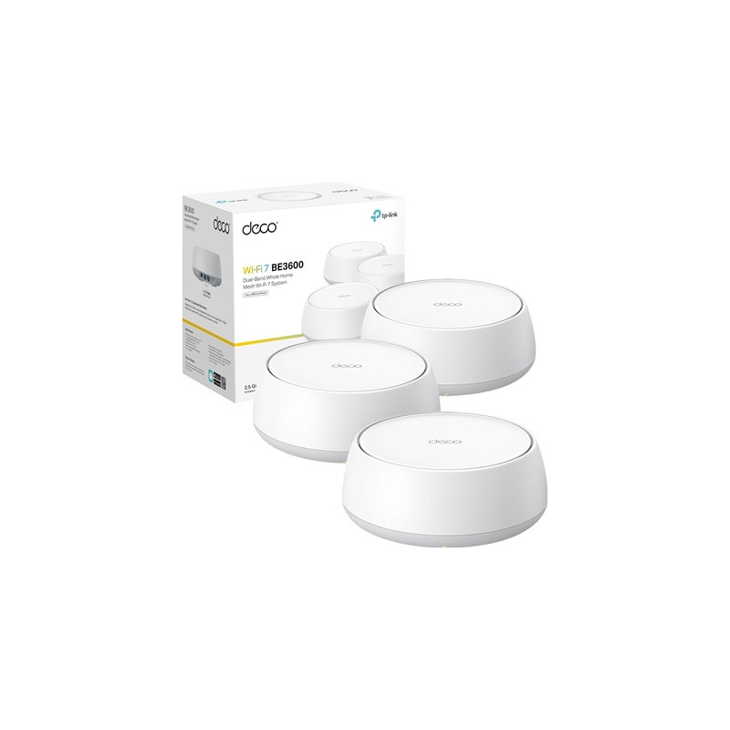 TP-Link Deco BE25(3-pack) BE3600 Whole Home Mesh Wi-Fi 7 System  2.5G Multi Gigabit