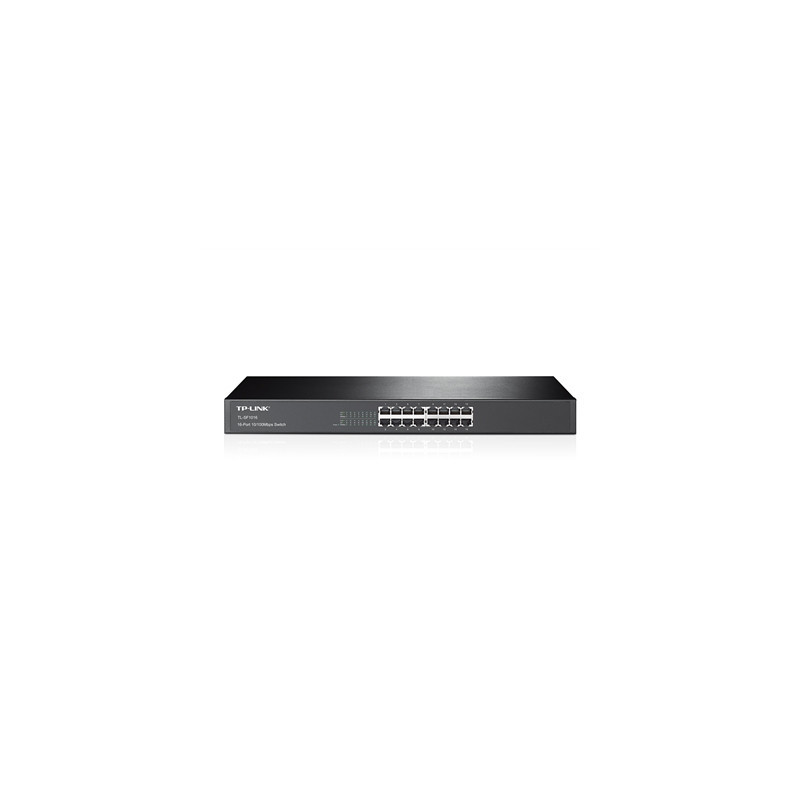 TP-Link TL-SF1016 16-Port 10/100Mbps Metal Rackmount Network Switch
