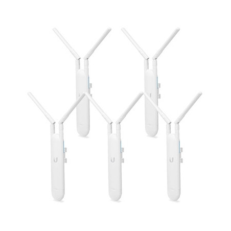 Ubiquiti UAP-AC-M-5 UniFi Mesh Wireless AC1300 Dual Band PoE Access Point (5 Pack)