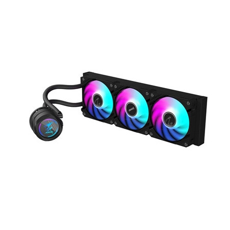 Gigabyte Aorus Waterforce II 360 AIO Liquid Cooler  360mm Radiator with 3x ARGB Fans  Intel/AMD Compatible  330* Rotatable Block