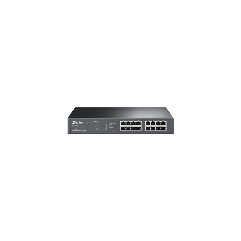 TP-Link TL-SG1016PE 16-Port Metal Gigabit Easy Smart Switch with 8-Port PoE+ (150W)
