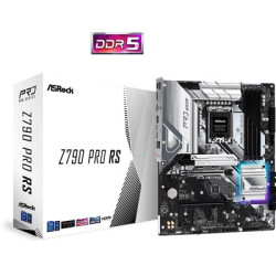 ASRock Z790 Pro RS Intel 1700 Socket Motherboard  ATX  4x DDR5 Slots  4x M.2 Sockets  Fitted I/O Shield  2.5GbE LAN  1x DisplayP