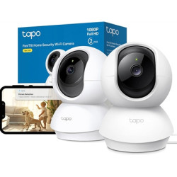 TP-Link Tapo C200P2 Pan/Tilt Home Security WiFi Camera  2-Pack