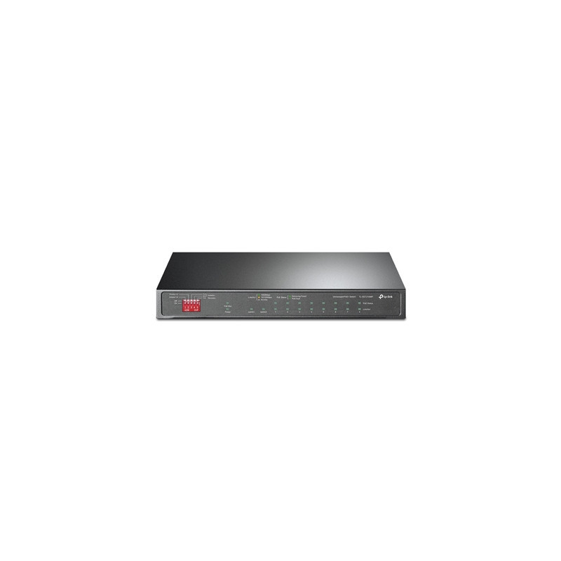 TP-Link TL-SG1210MP 10-Port Metal Gigabit Desktop Switch with 8-Port PoE+ (123W)