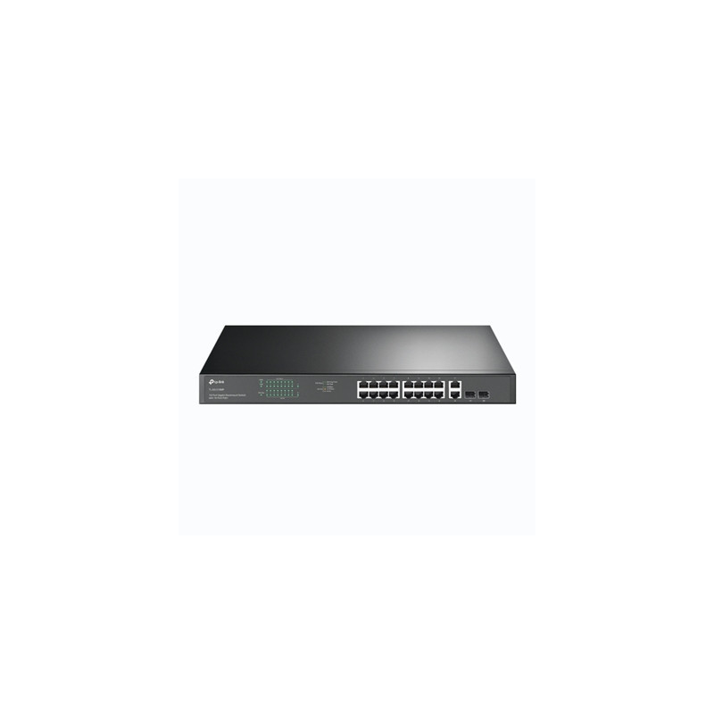 TP-Link TL-SG1218MP 18-Port Metal Gigabit Rackmount PoE Switch with 16 PoE+ (250W)