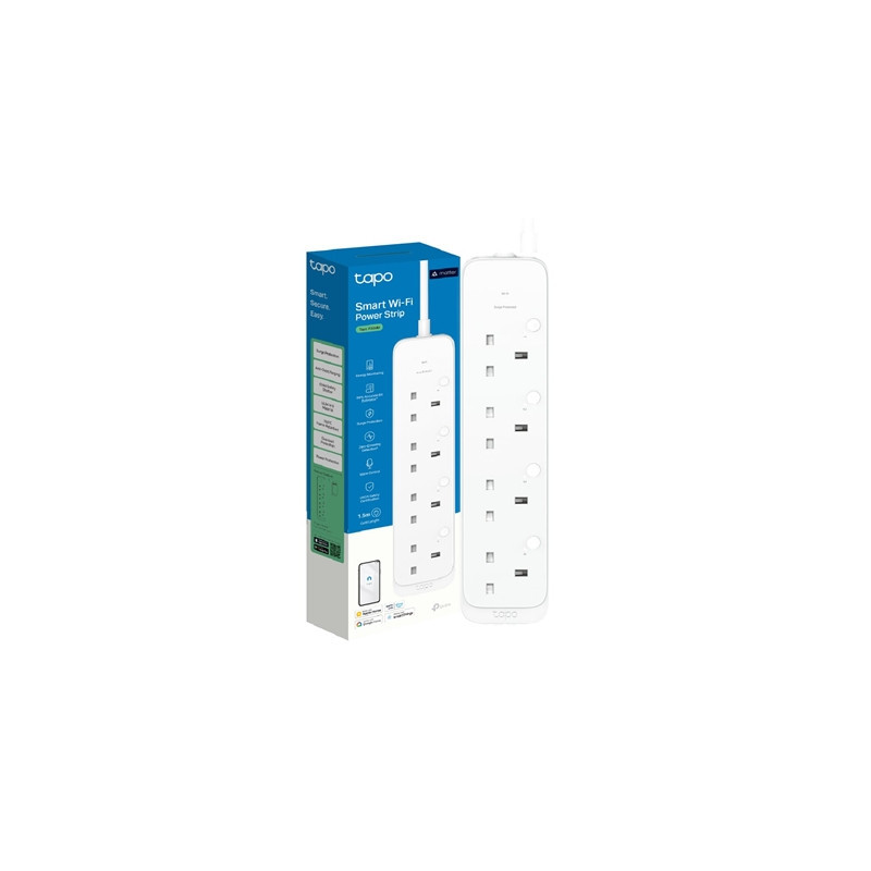 TP-Link Tapo P304M Smart Wi-Fi Power Strip  4-Outlets  Matter