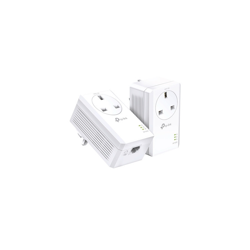 TP-Link TL-PA7017P KIT AV1000 Gigabit Passthrough Powerline Starter Kit