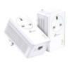TP-Link TL-PA7017P KIT AV1000 Gigabit Passthrough Powerline Starter Kit