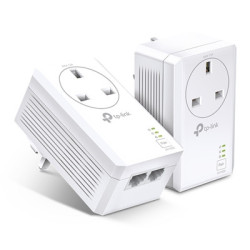 TP-Link TL-PA7027P KIT AV1000 2-Port Gigabit Pass-through Powerline Starter Kit