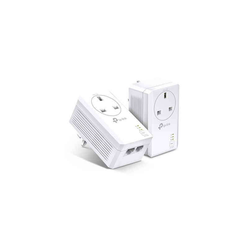 TP-Link TL-PA7027P KIT AV1000 2-Port Gigabit Pass-through Powerline Starter Kit