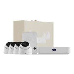 Ubiquiti UniFi Protect UNVR-KIT Compact NVR Kit with 1 x UniFi Protect NVR Instant  4 x G5 Turret Ultra cameras and 1 x 1TB HDD