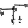 VonHaus Triple Monitor Stand for 17-27“ Screens  Three Screen Monitor Mount with Desk Clamp  Height Adjustable  Easy Assemble St