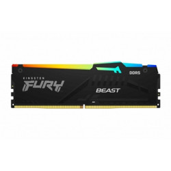 Kingston FURY Beast KF552C40BB2A-32 32GB (1x 32GB) DIMM System Memory  5200MHz  DDR5  CL40  Black  RGB  Intel XMP