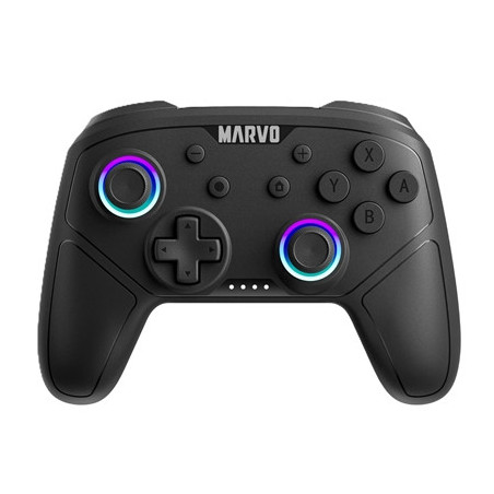 Marvo GT-80 Pact 60 Wireless Gaming Controller Compatible with PS3  PS4  Switch  PC and Mobile (Black)