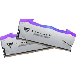 Patriot VIPER XTREME 5 MPOWER PVXR548G80C38KM 48GB (2x 24GB) DIMM System Memory  8000MHz  DDR5  CL38  Silver  RGB  Intel XMP