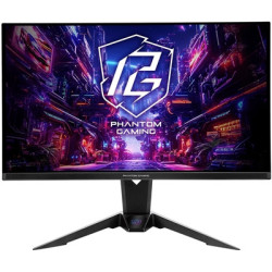 ASRock Phantom Gaming PGO27QFV 27 Inch QHD (2560 x 1440) Flat QD-OLED Gaming Monitor  360Hz 0.03ms (GTG) Response Time  2 x HDMI