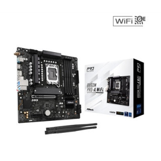 ASRock B860M Pro-A WiFi Intel 1851 Socket Motherboard  Micro-ATX  4x DDR5 Slots  3x M.2 Sockets  2x USB-C Port  2.5GbE LAN  Wi-F