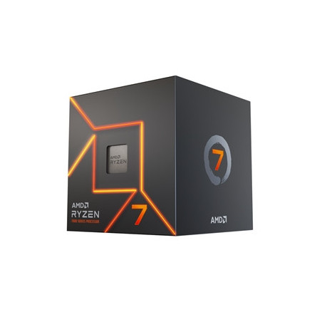 AMD Ryzen 7 7700 with Radeon Graphics  8 Core Processor  16 Threads  3.8GHz up to 5.3GHz Boost  40MB Cache  65W  Wraith Prism LE
