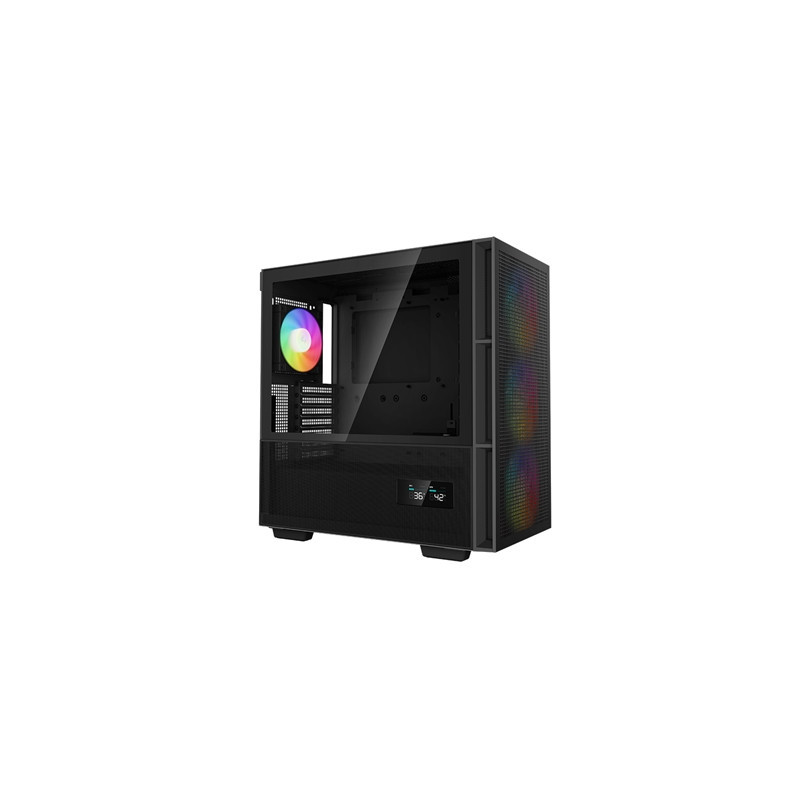 DeepCool CH560 Digital  Black  Mid Tower Gaming Case  Tempered Glass  4x ARGB Fans  E-ATX/ATX/MicroATX