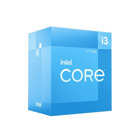 Intel Core i3 12100 4 Core Processor 8 Threads  3.3GHz up to 4.3GHz Turbo  Alder Lake Socket LGA 1700  12MB Cache  60W  Maximum 