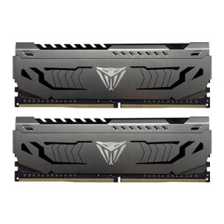 Patriot Viper Steel DDR4 16GB (2 x 8GB) 3200MHz System Memory Kit with Gunmetal Grey Heatshield