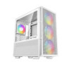 DeepCool CH560  White  Mid Tower Gaming Case  Tempered Glass  4x ARGB Fans  E-ATX/ATX/MicroATX