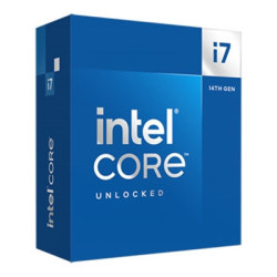 Intel Core i7 14700K 20 Core Processor  28 Threads  2.5GHz up to 5.6GHz Turbo Raptor Lake Socket LGA 1700 33MB Cache  125W  Maxi