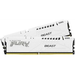 Kingston FURY Beast KF556C36BWEK2-32 32GB (2x 16GB) DIMM System Memory  5600MHz  DDR5  CL36  White  Intel XMP  AMD EXPO